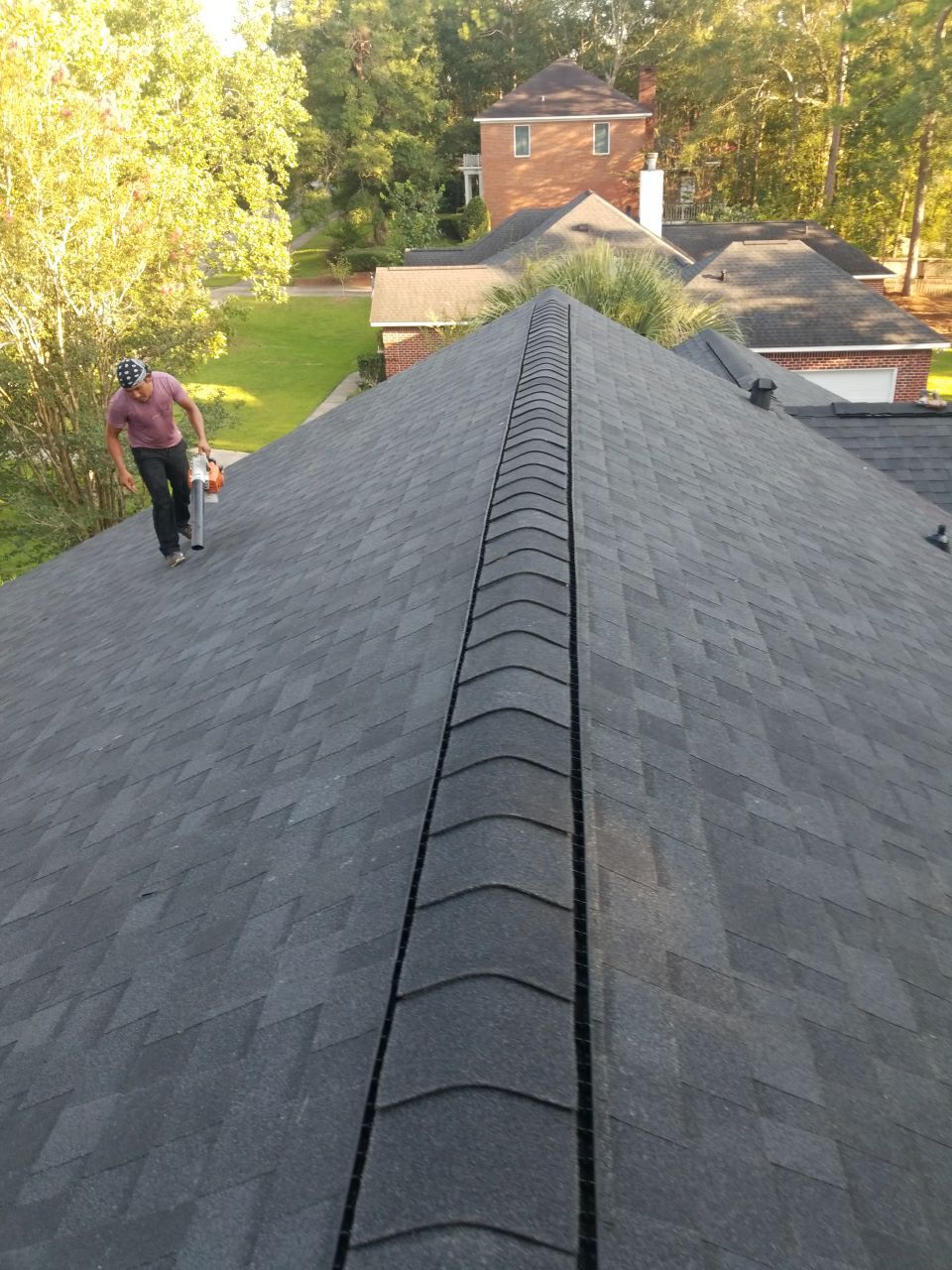 Residential Roofing Installation using Roof Replacement by American Roofing & Construction LLC