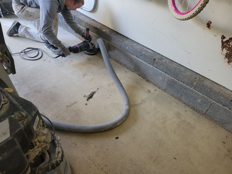 1-Car Penntek Garage Floor in Orbit by Spectrum Painting, LLC
