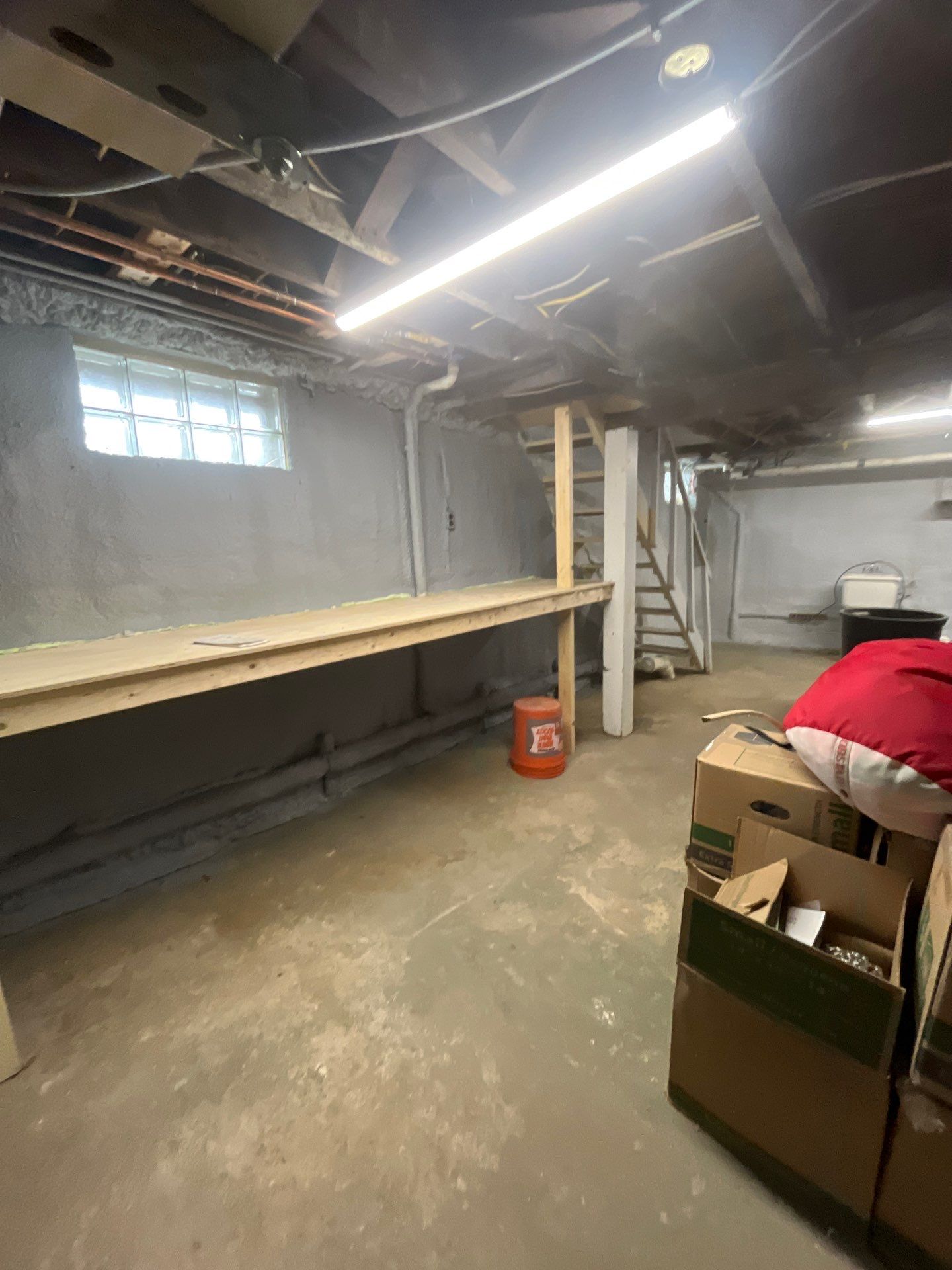 Attic Insulation using open cell spray foam by NYS Foam & Energy
