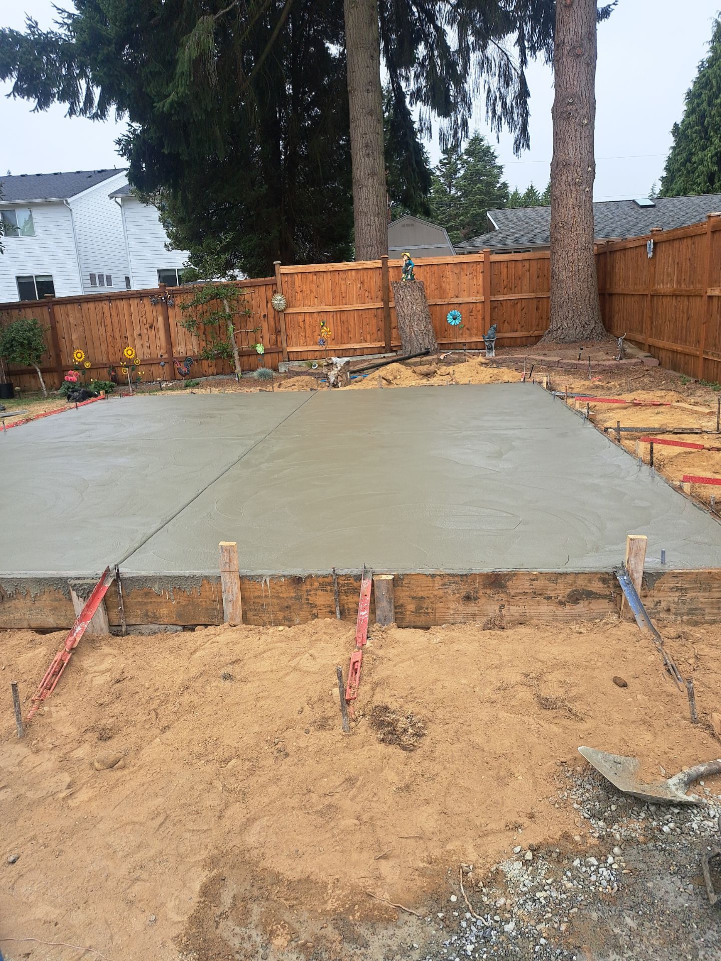 Backyard Concrete Slab Installation | Everett  by Jireh Asphalt & Concrete Inc 