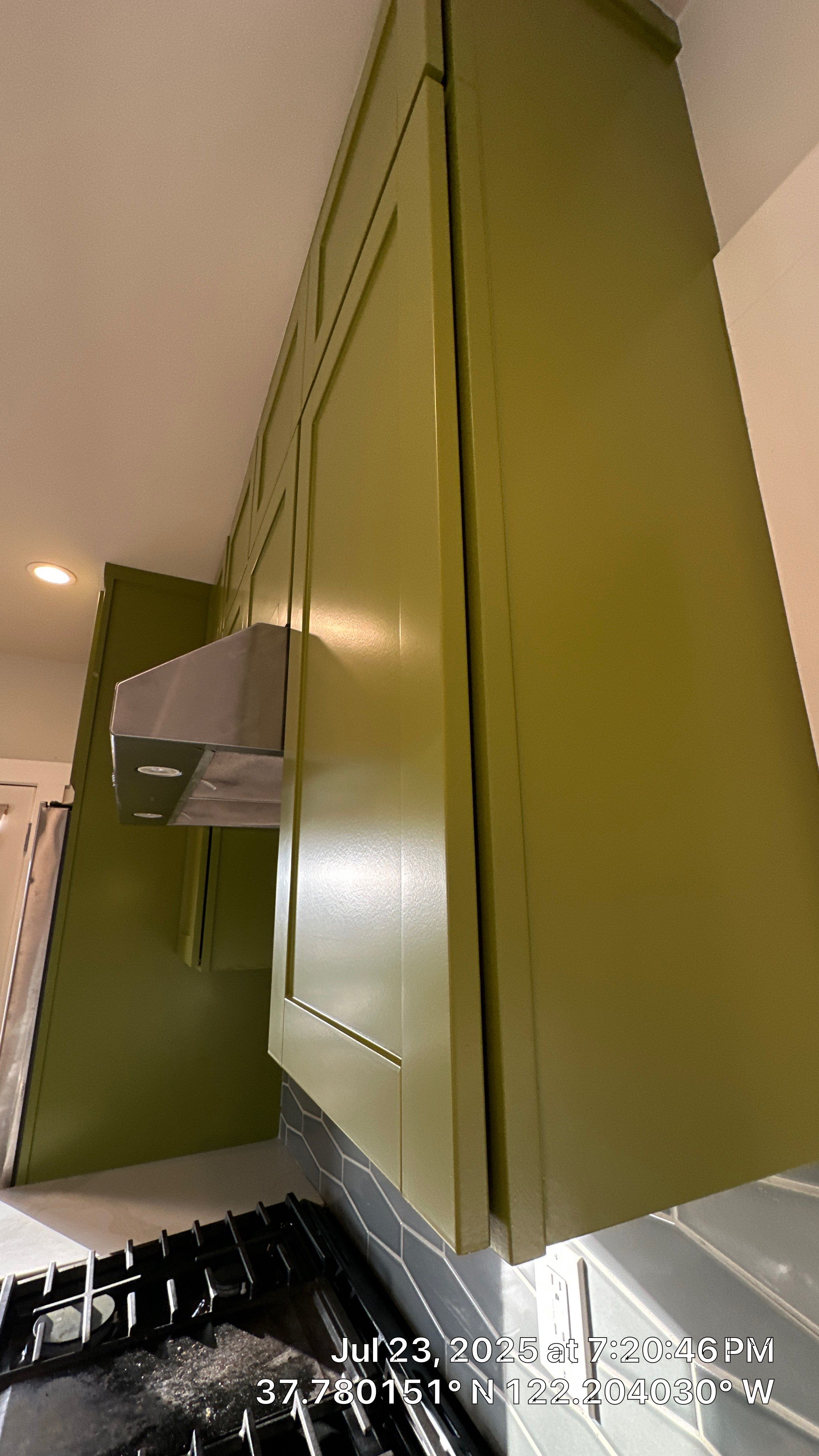 Custom Cabinet Painting  by Herrera’s Bay Area Painting inc.