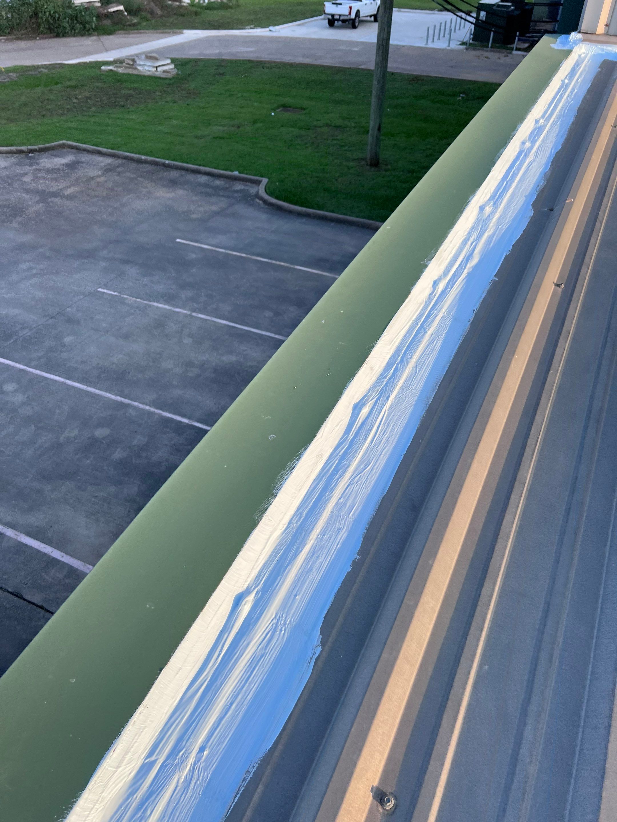 Hail Damage using Metal by Roof Repair Company