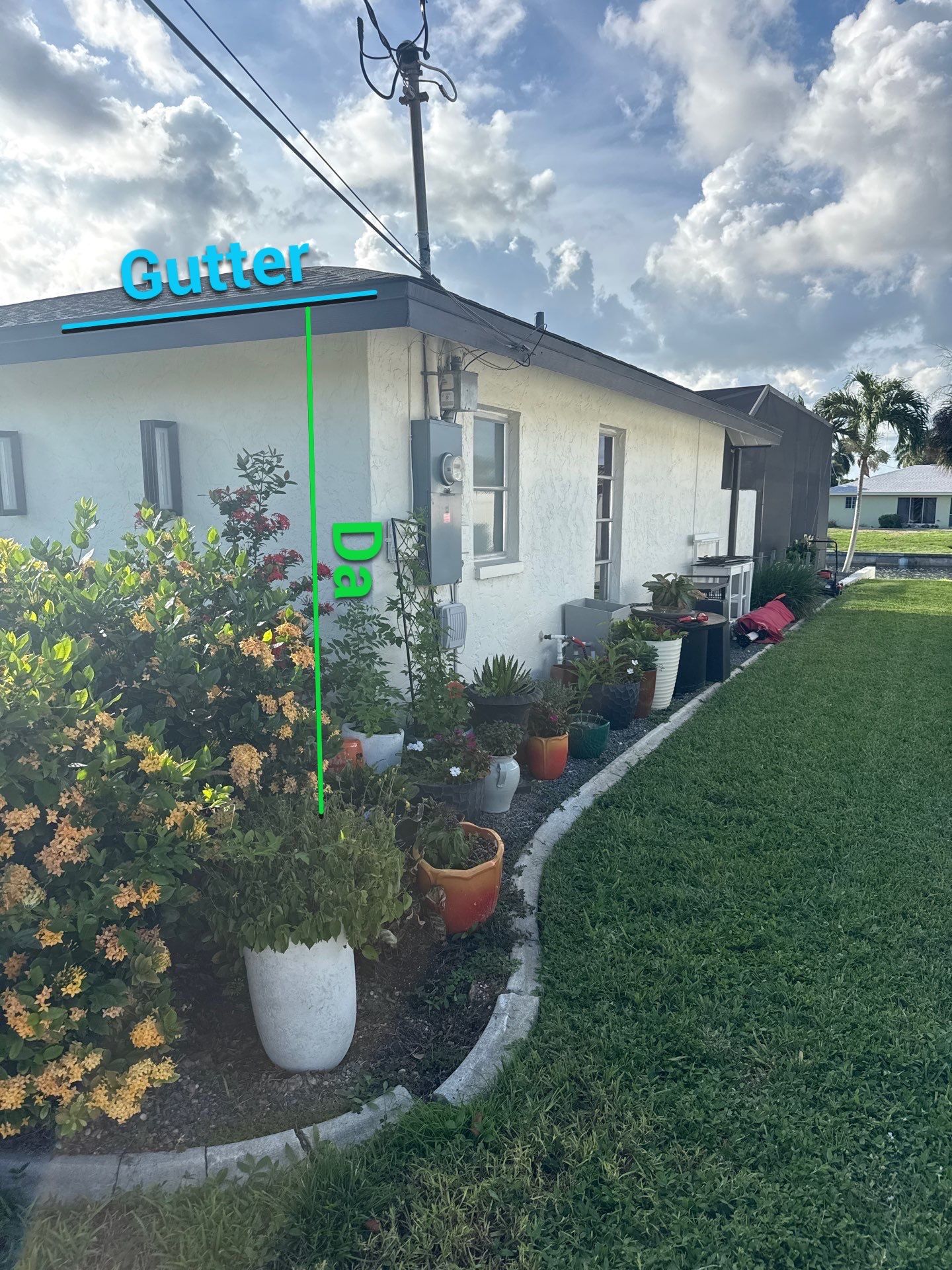 6 Inch Seamless Gutters using Musket Brown Seamless Gutters in Cape Coral FL by Gutter Professors