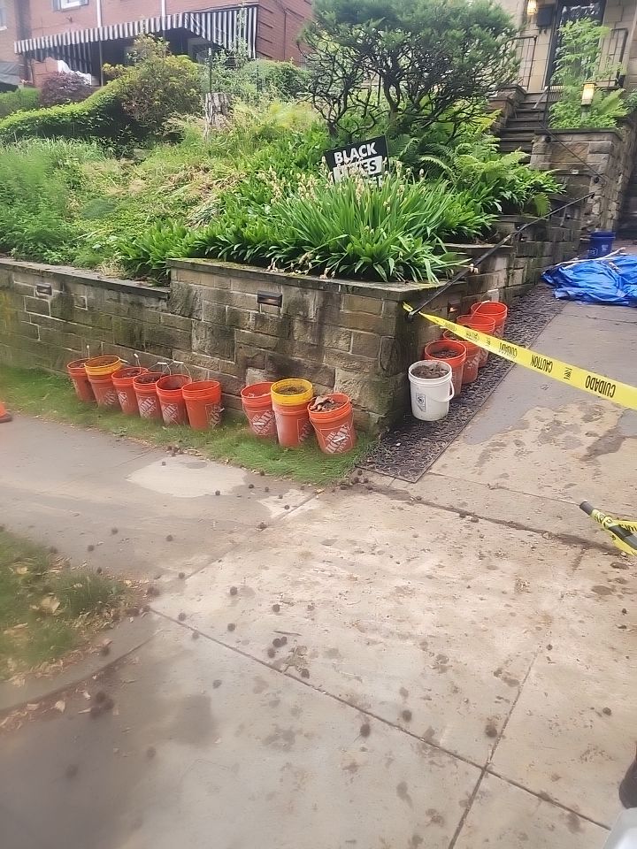 Replace failed gas line from gas connection at street to new meter by Sureway Comfort John Wilcox Plumbing Heating Cooling