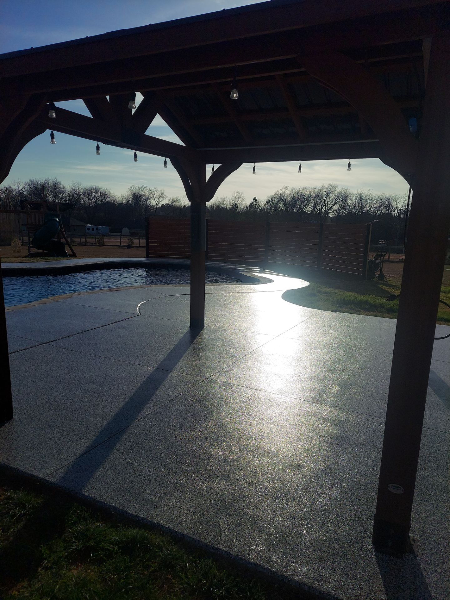 Patio & Pool Deck Install with Domino by Copperhead Coatings