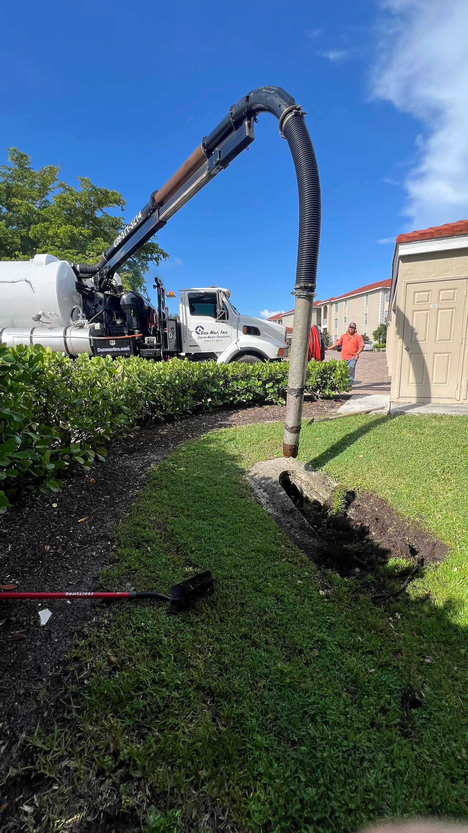 Naples Community Culvert Cleaning by APS Power & Water