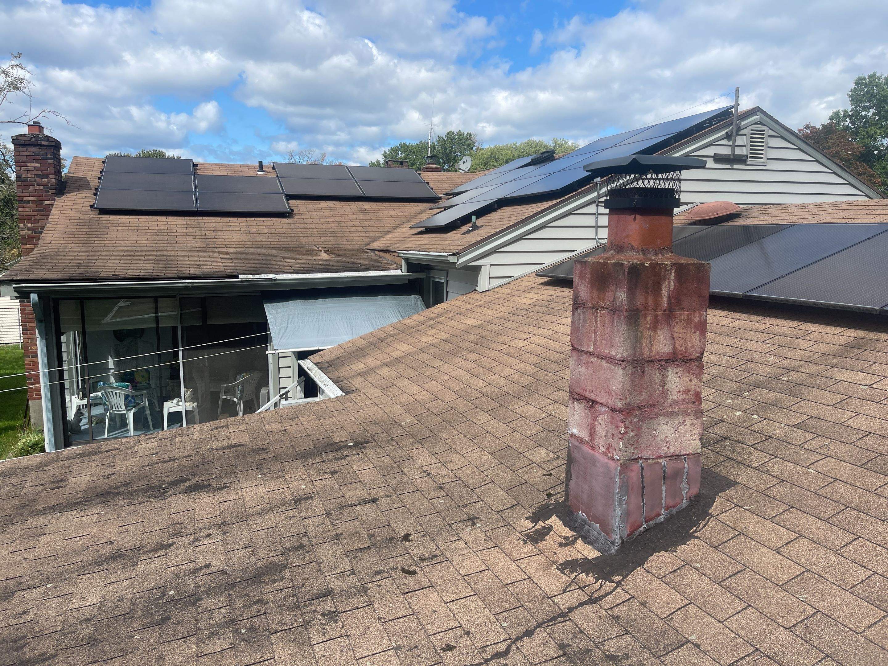 Residential Roofing Installation using Owens Corning TruDefinition Amber by A Plus Exterior