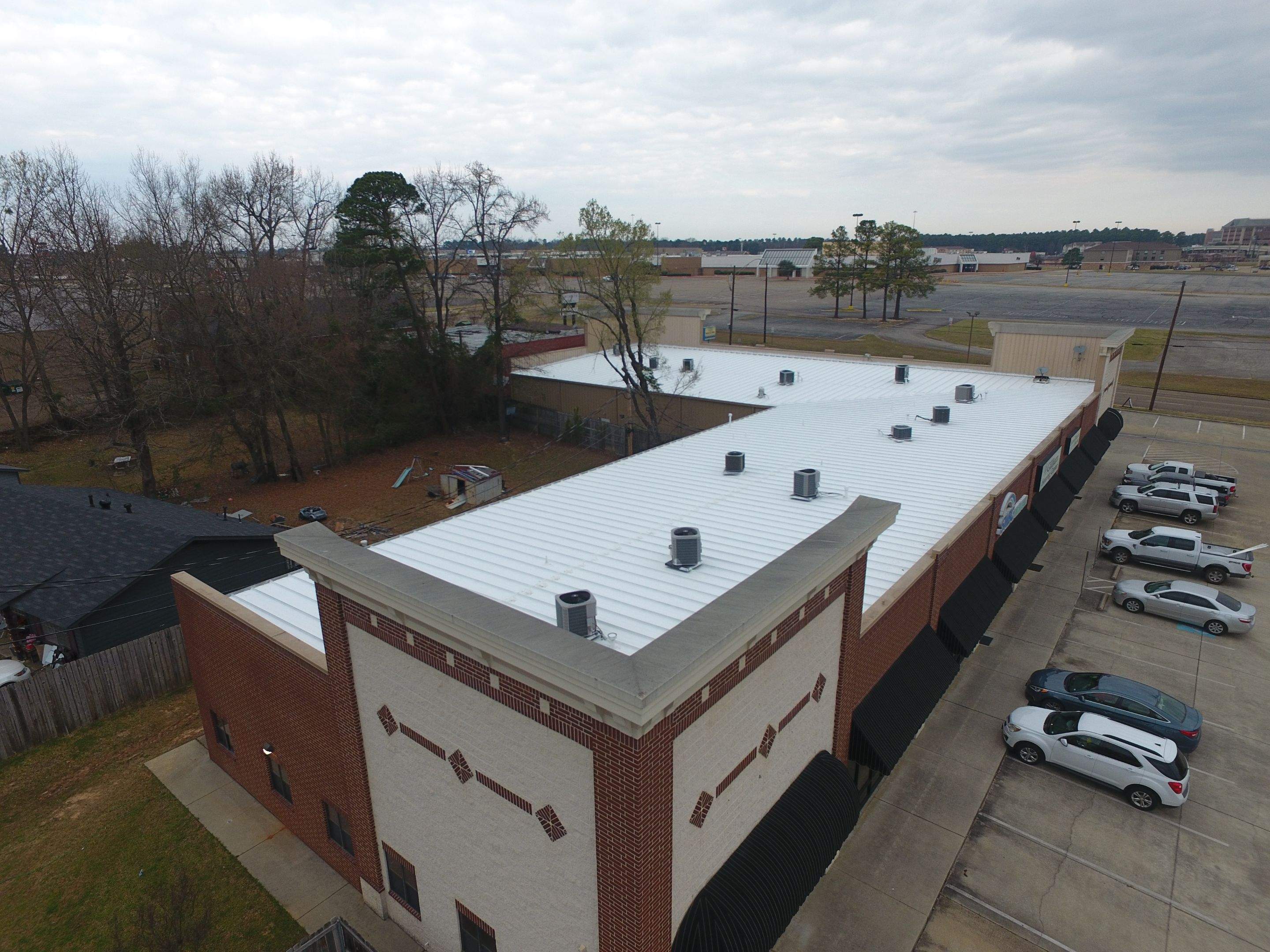 Commercial Metal Restoration System using Aldocoat Coatings by Hostetler Roofing