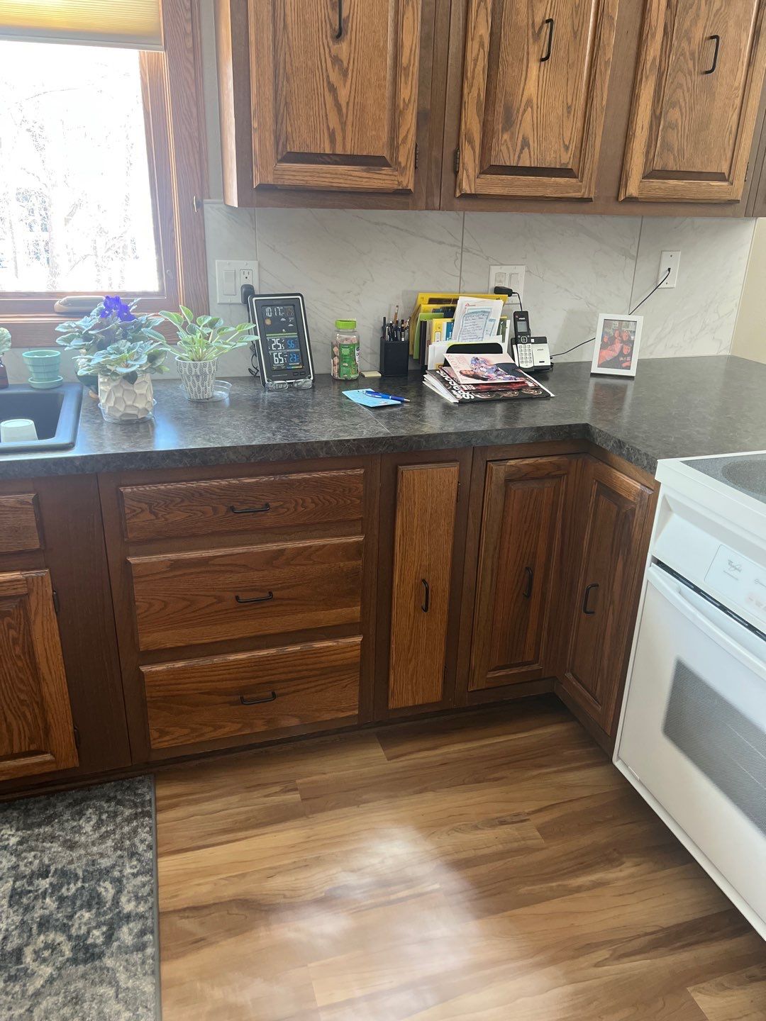 Kitchen Cabinet repaint by Cutting edge painting 