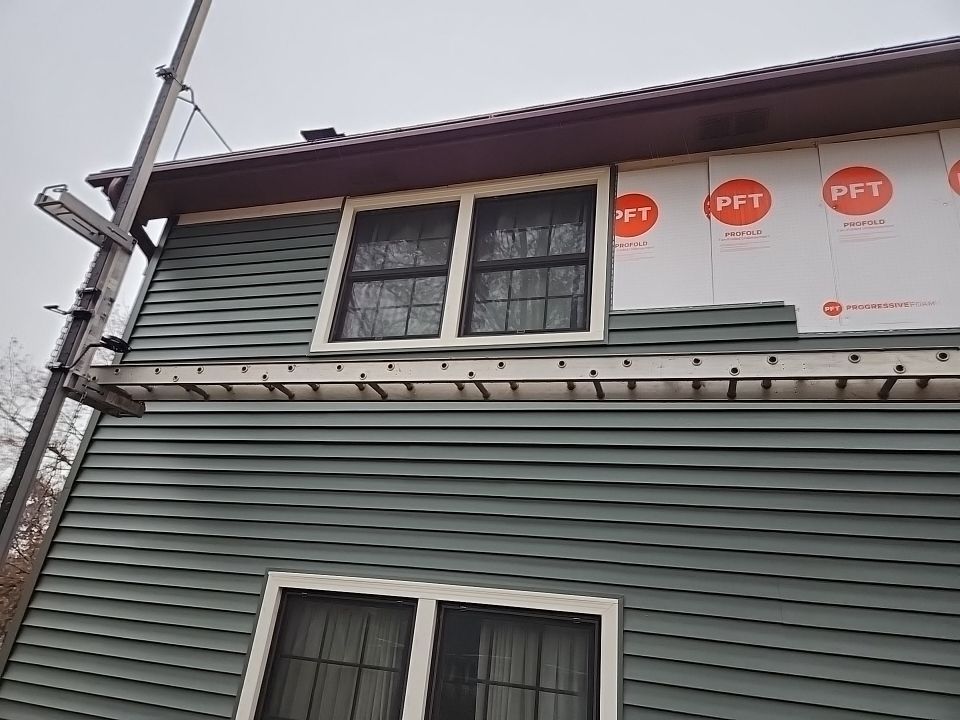 Siding Installation using Spruce Exterior Portfolio Vinyl Siding by EEC Windows, Siding & Roofing