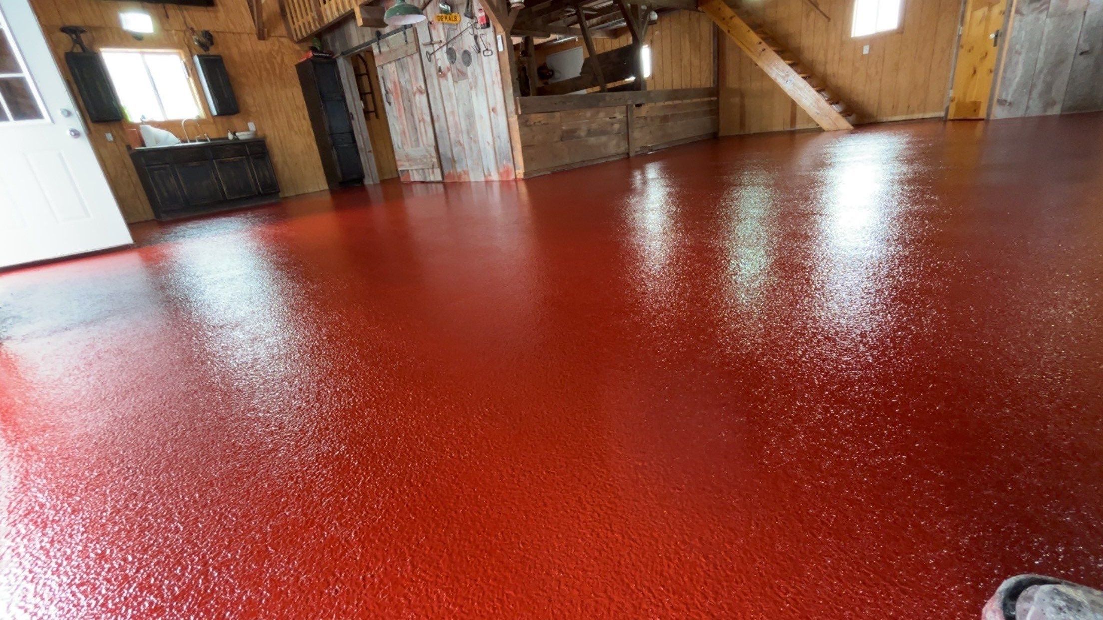 Tile Red by Granite Garage Floors