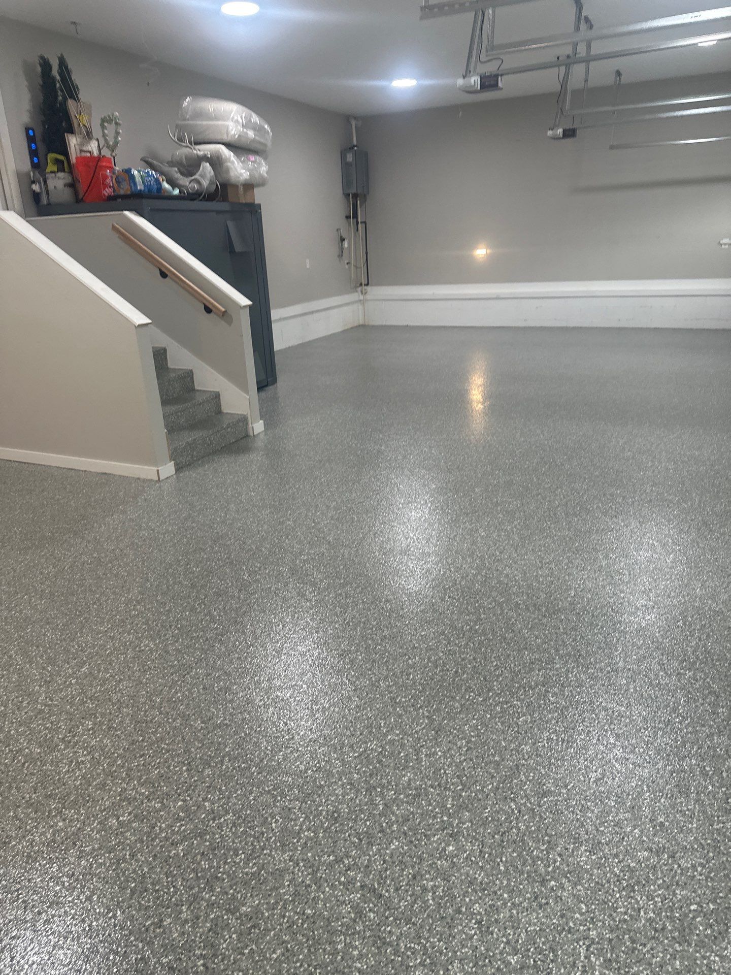Garage Floor Coating using Thyme by My Garage Floor Guys