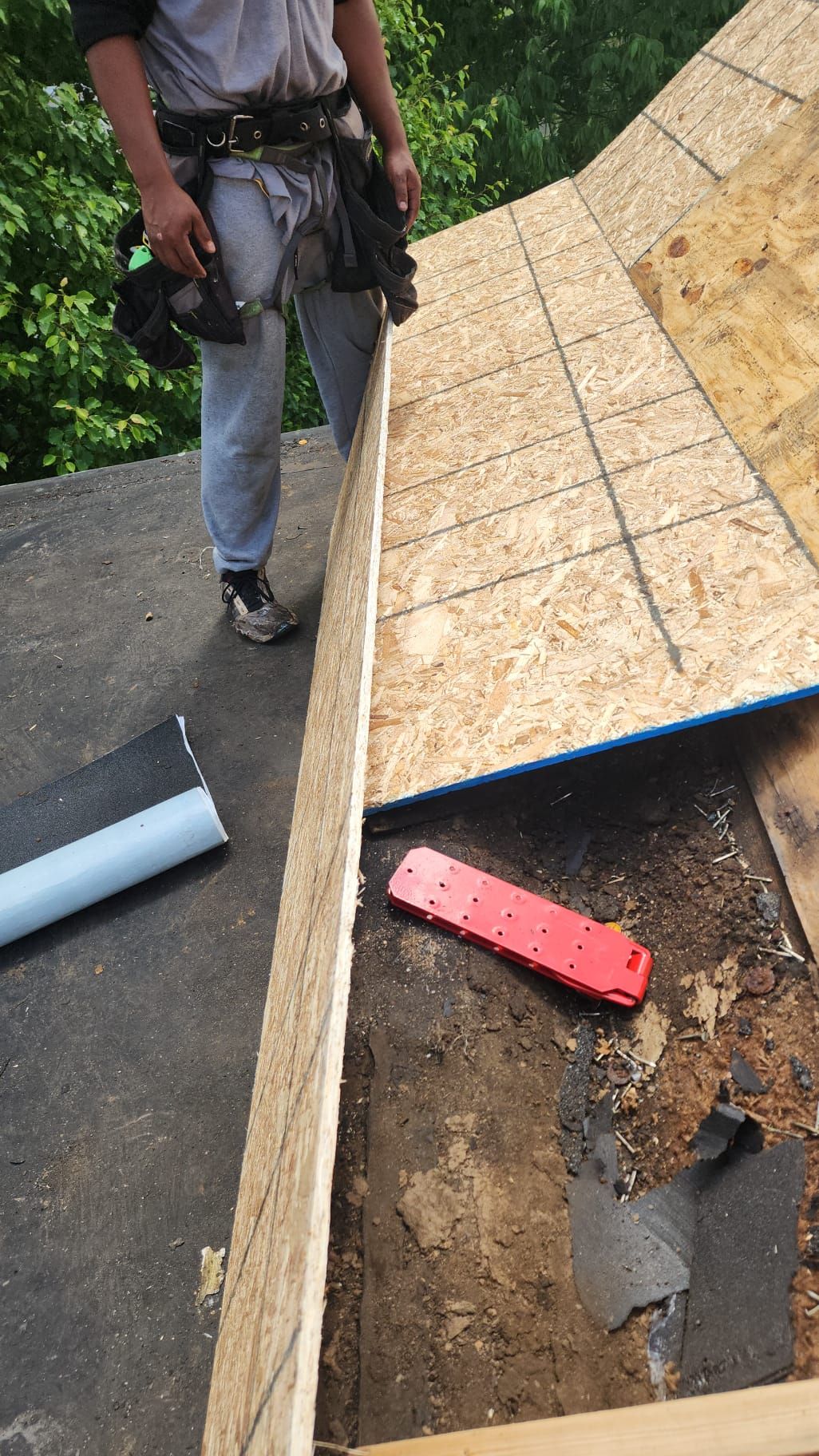 Residential Roofing Installation using GAF Timberline HDZ Pewter Gray by Rainstoppers Roofing