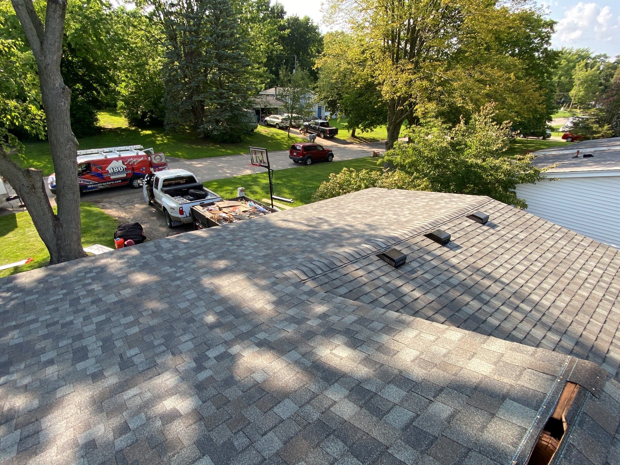 Roof Replacement using CertainTeed Landmark by 180 Contractors