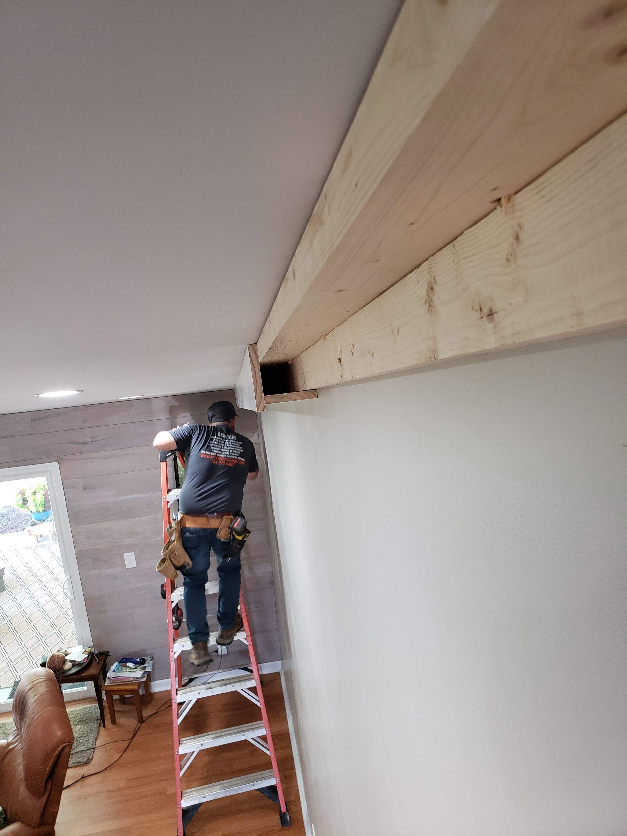 Custom "Architectural" Style Faux Beams by A Step Above Handy LLC 
