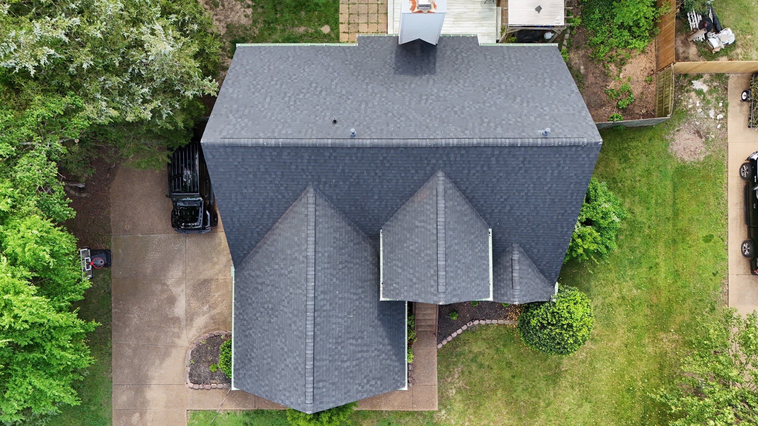 Charcoal Black Re-Roof by Royal House LLC