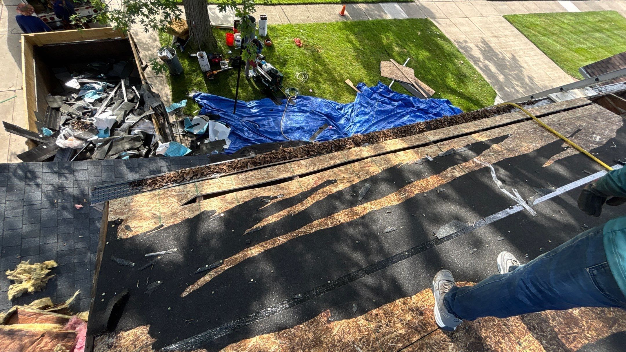 Roof Replacement using Owens Corning Estate Gray by 180 Contractors