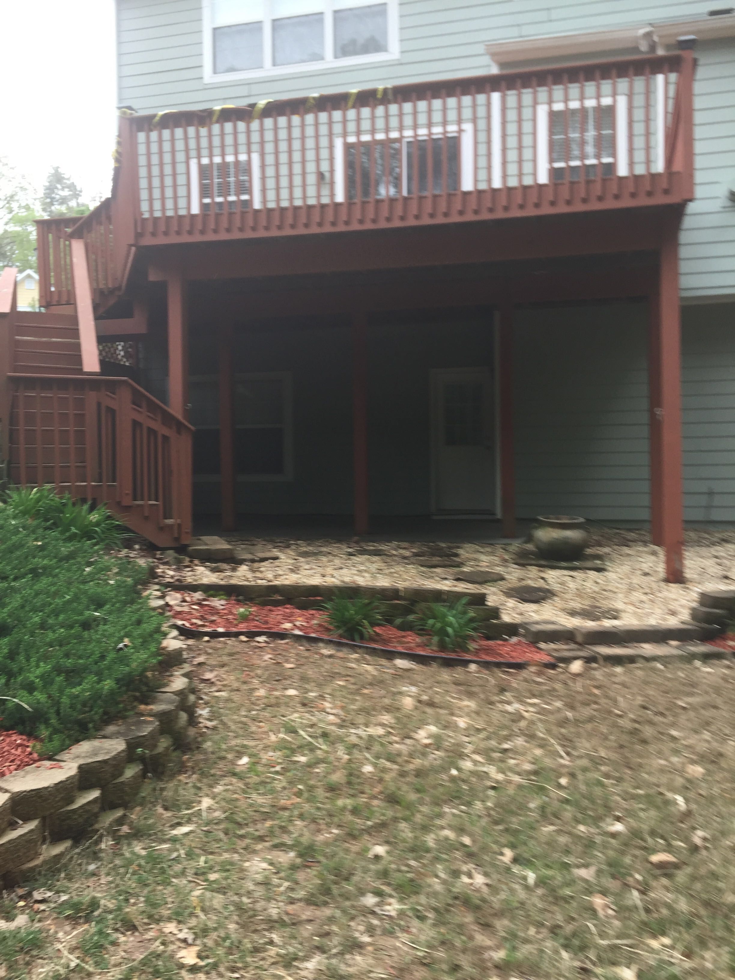 Composite Deck Replacement and Stamped Concrete Patio in Kennesaw by Swift Home Renovations