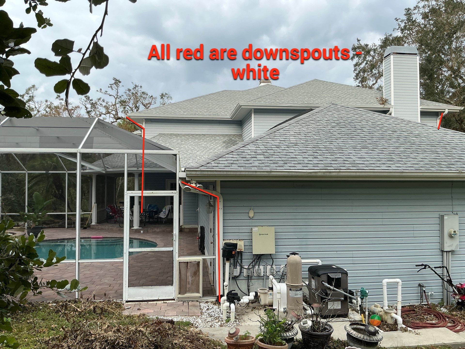 6-inch Seamless Gutters Installed in Bradenton FL by Gutter Professors