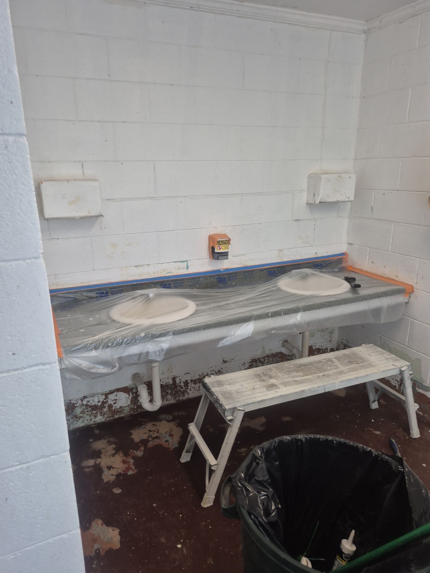 Bathroom Repaint & Epoxy Floor coating by Gordon Painting