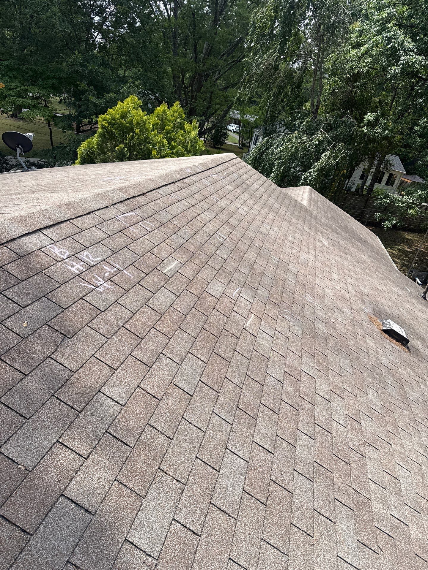 Roof replacement, gutter and interior repair by hail damage by Just Brilliant Restoration JBR
