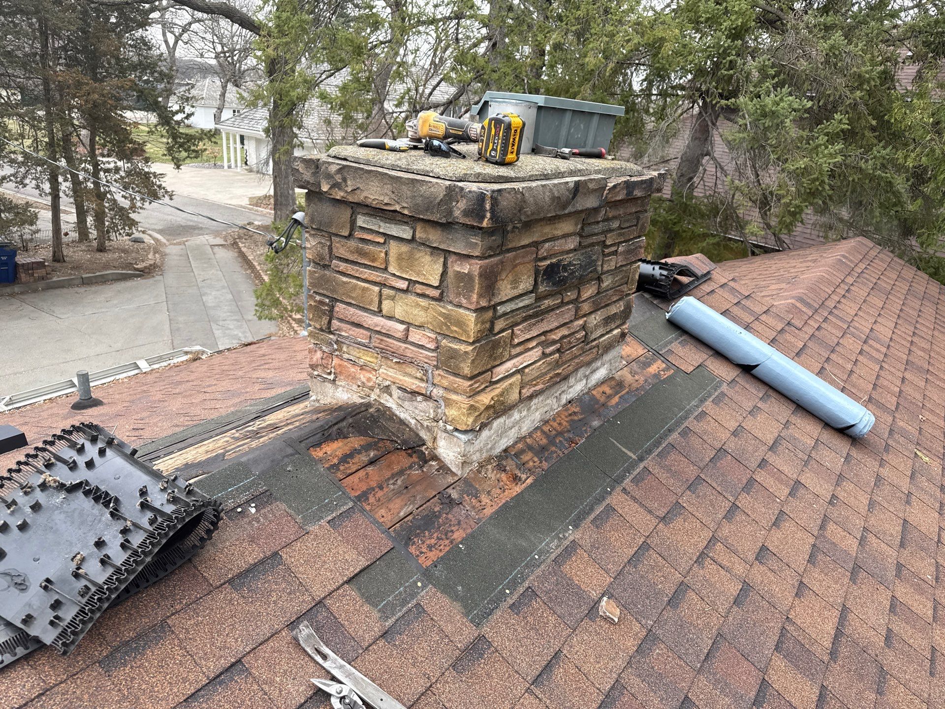 Chimney Flashing by Zablocki Roofing & Exteriors