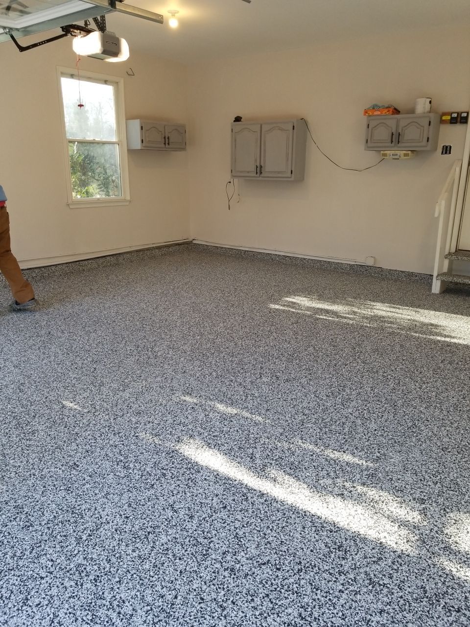 Garage Floor in Domino by Spectrum Painting, LLC