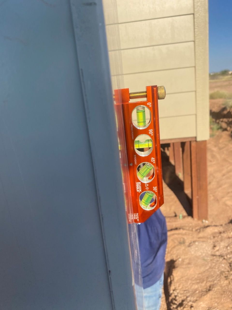 Project in Eloy by Mobile Home Installations