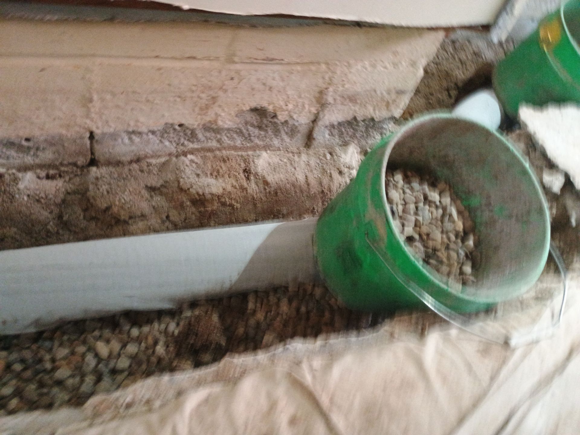 Completing the Connection for Lisa's Drain Tile System by Waterproofing Northeast