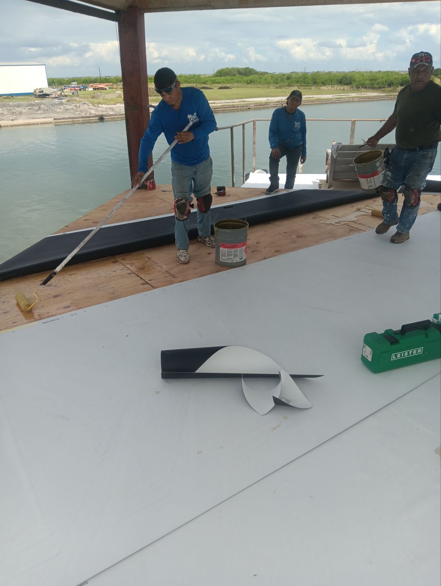 Walk Out Patio Cover by Bayfront Roofing and Construction