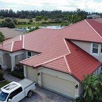 24ga 1.5" Mechanical Seam Terra Cotta by Total Roofing System The Metal Roof Experts