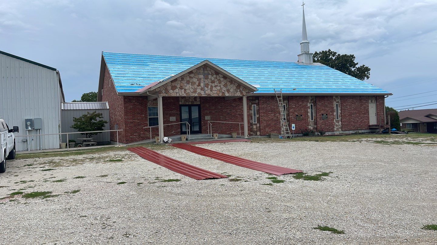 Commercial Roof Metal Replacement - Color Rustic Red  by Titan Commercial & Residential Roofing 