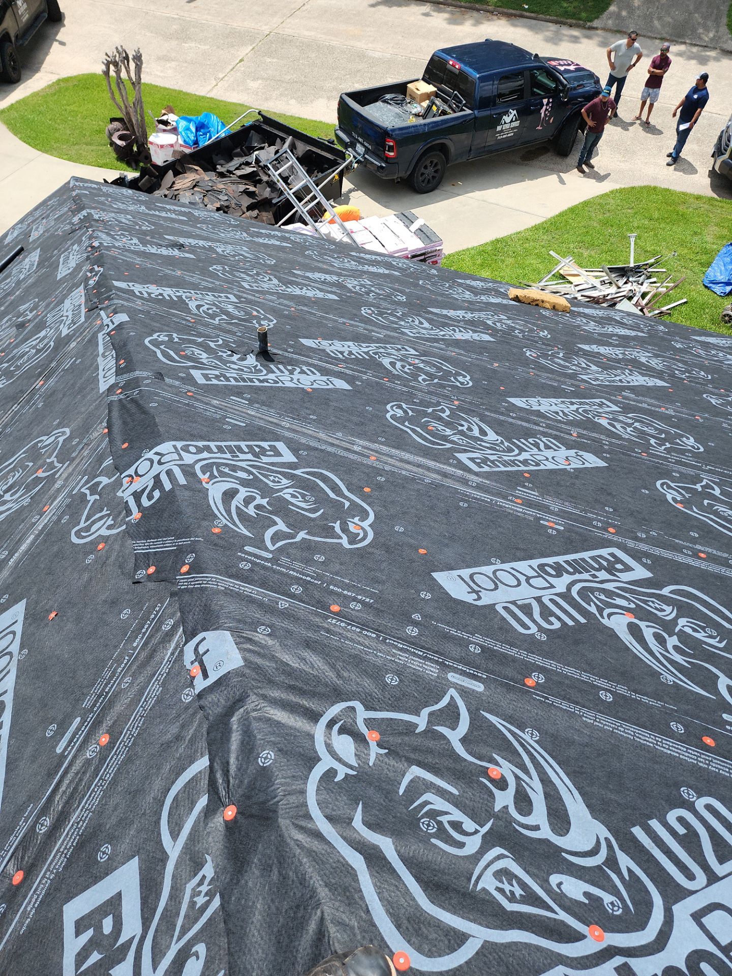 Residential Roofing Installation using Owen's Corning Duration (Lifetime) Shingles by Roof Repair Company
