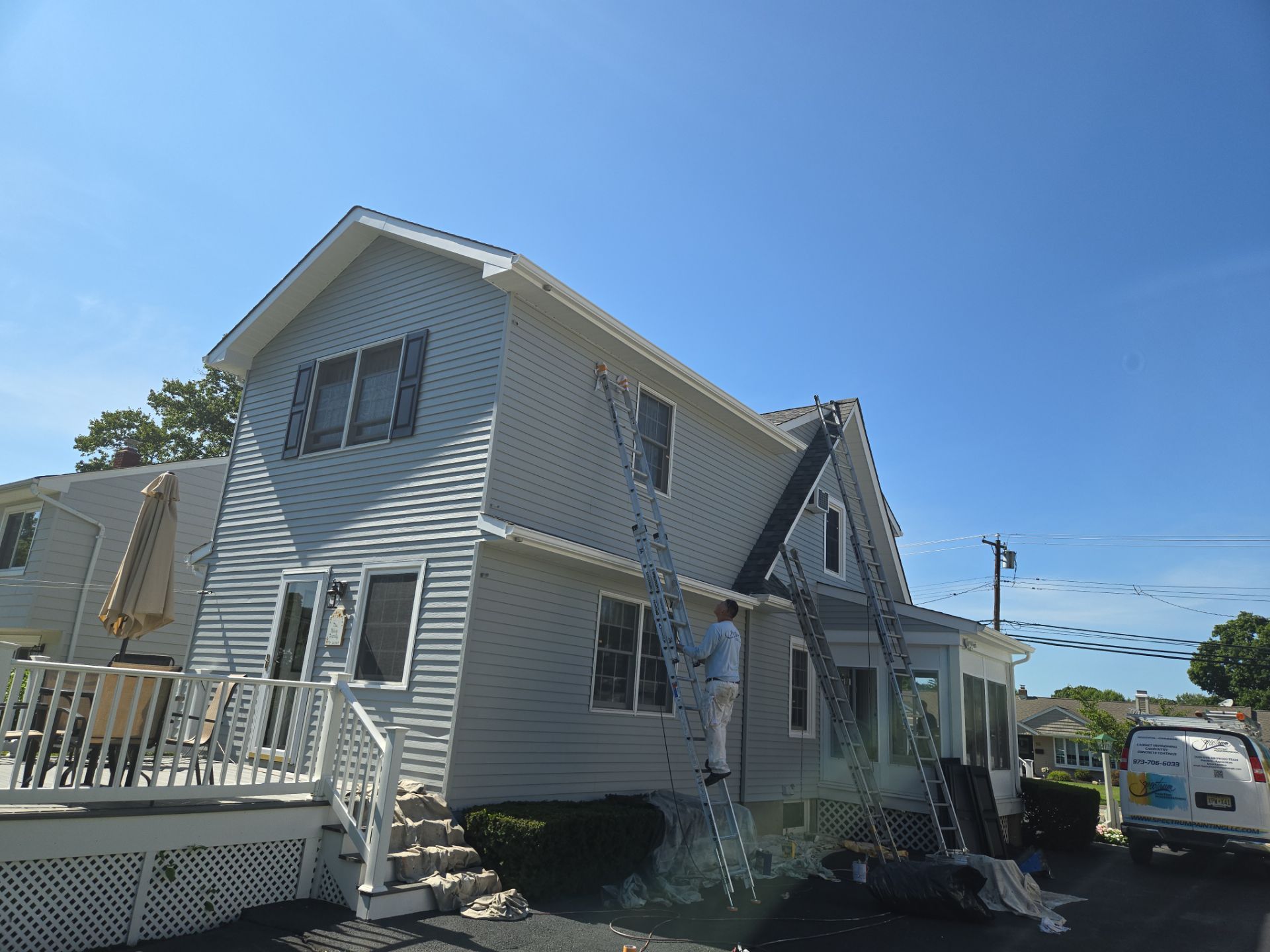 Pequannock Township Exterior Home Painting by Spectrum Painting, LLC