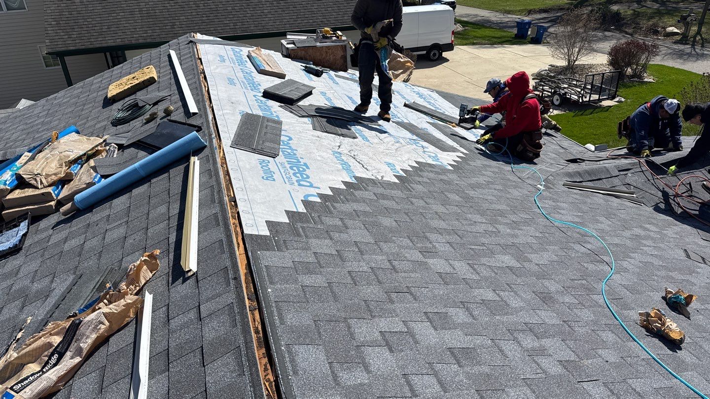 Roof Replacement using CertainTeed Landmark Pewter by 180 Contractors