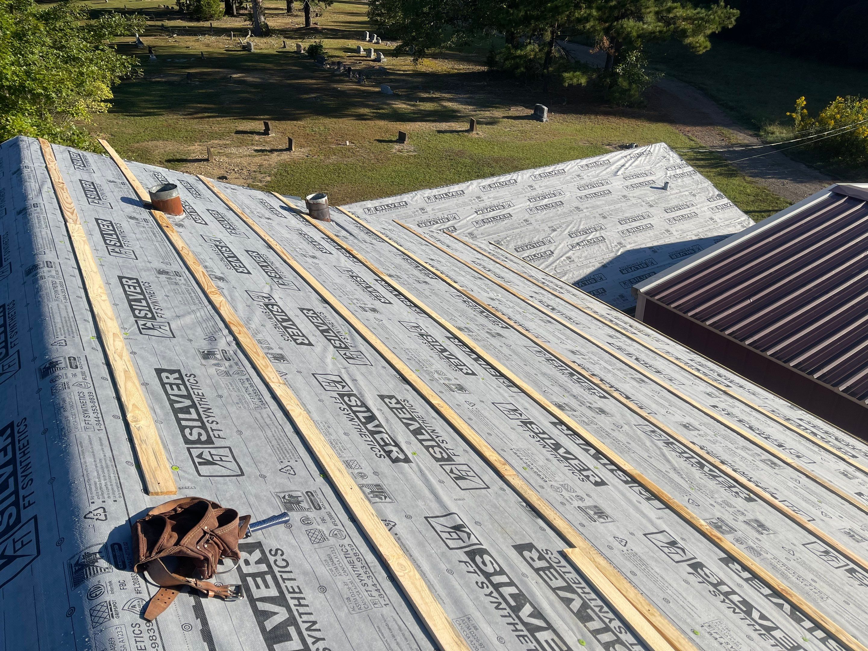 Residential Metal Roof Replacement using Reed's Metals: 26 GA. Colored Residential Metal Panels (Barn Red) by Hostetler Roofing