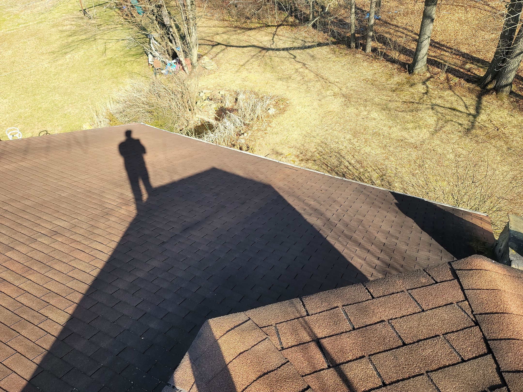 Atlas Pinnacle, Color, Burnt Hickory, Drip Edge, Color, Royal Brown by Eagle Eye Roofing