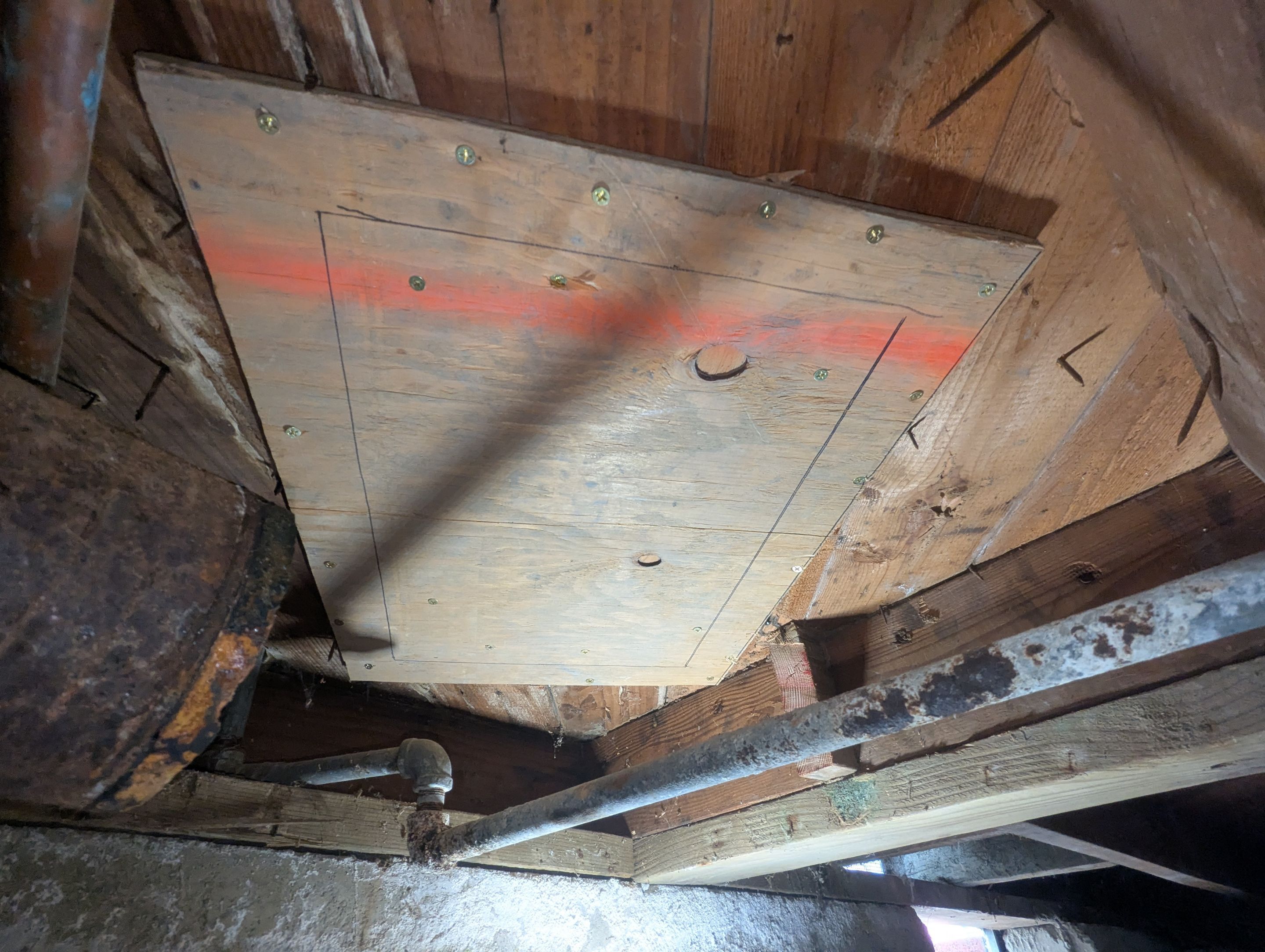 New Toilet Drain and Subfloor Repair by Professional Plumbing Inc