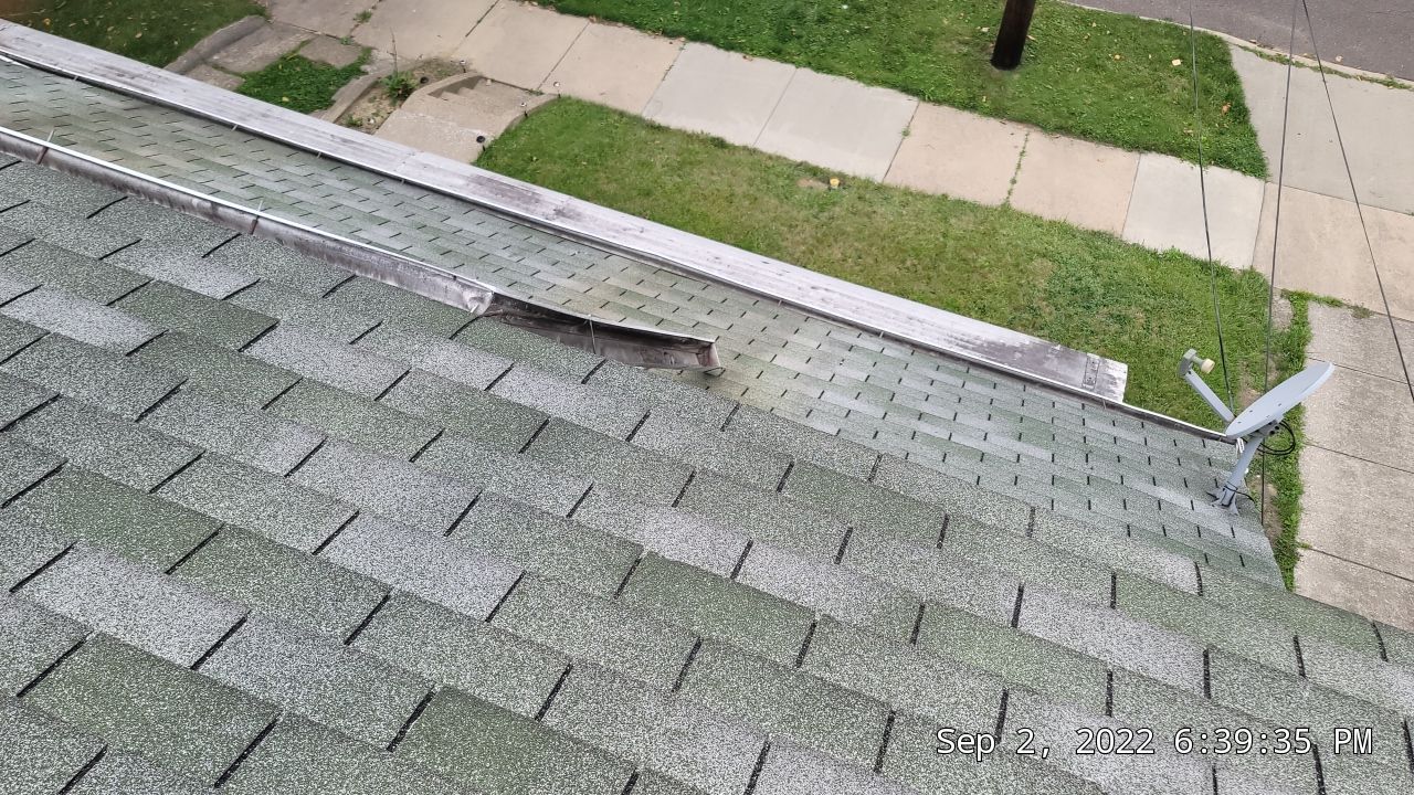 ATLAS PINNACLE PRISTINE COLOR: HEARTHSTONE DRIP EDGE: BLACK by Eagle Eye Roofing