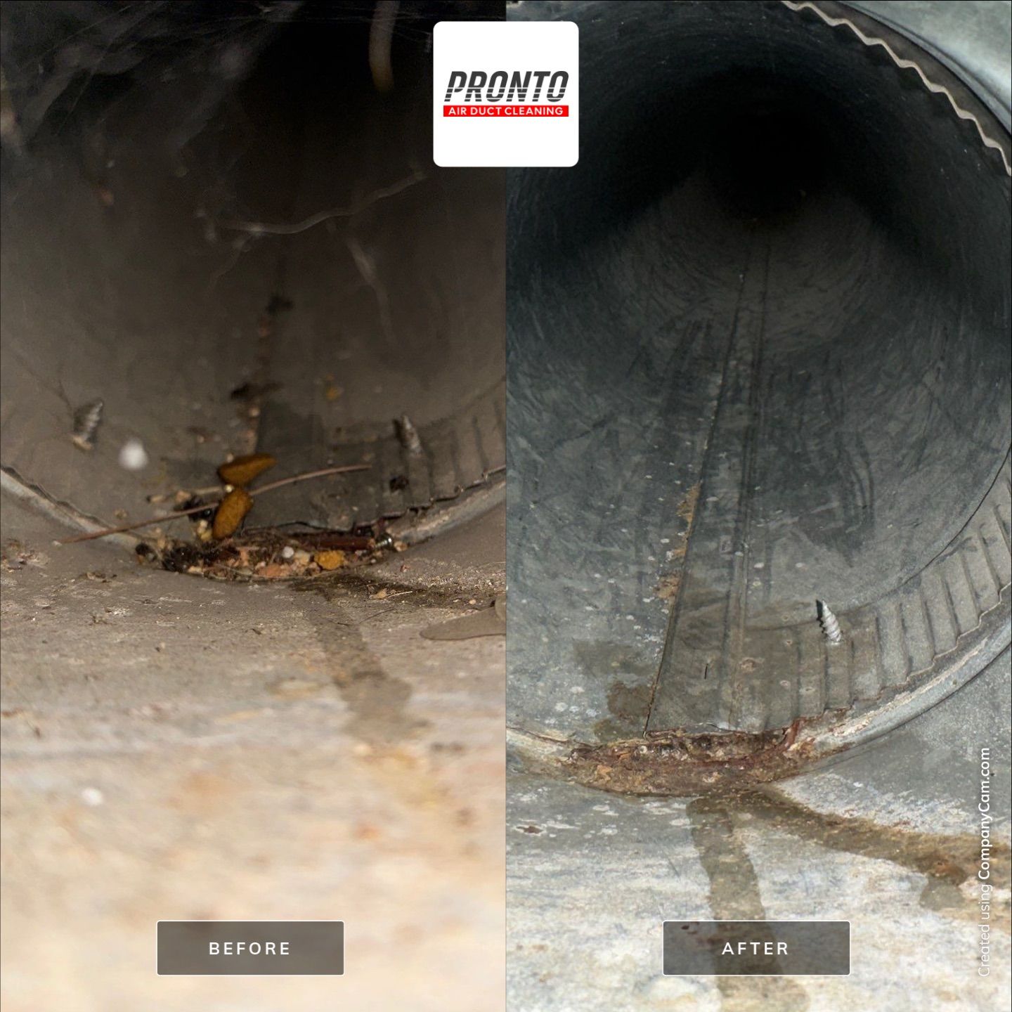 Air duct & Dryer Vent cleaning using Hypervac by Pronto Air Duct Cleaning