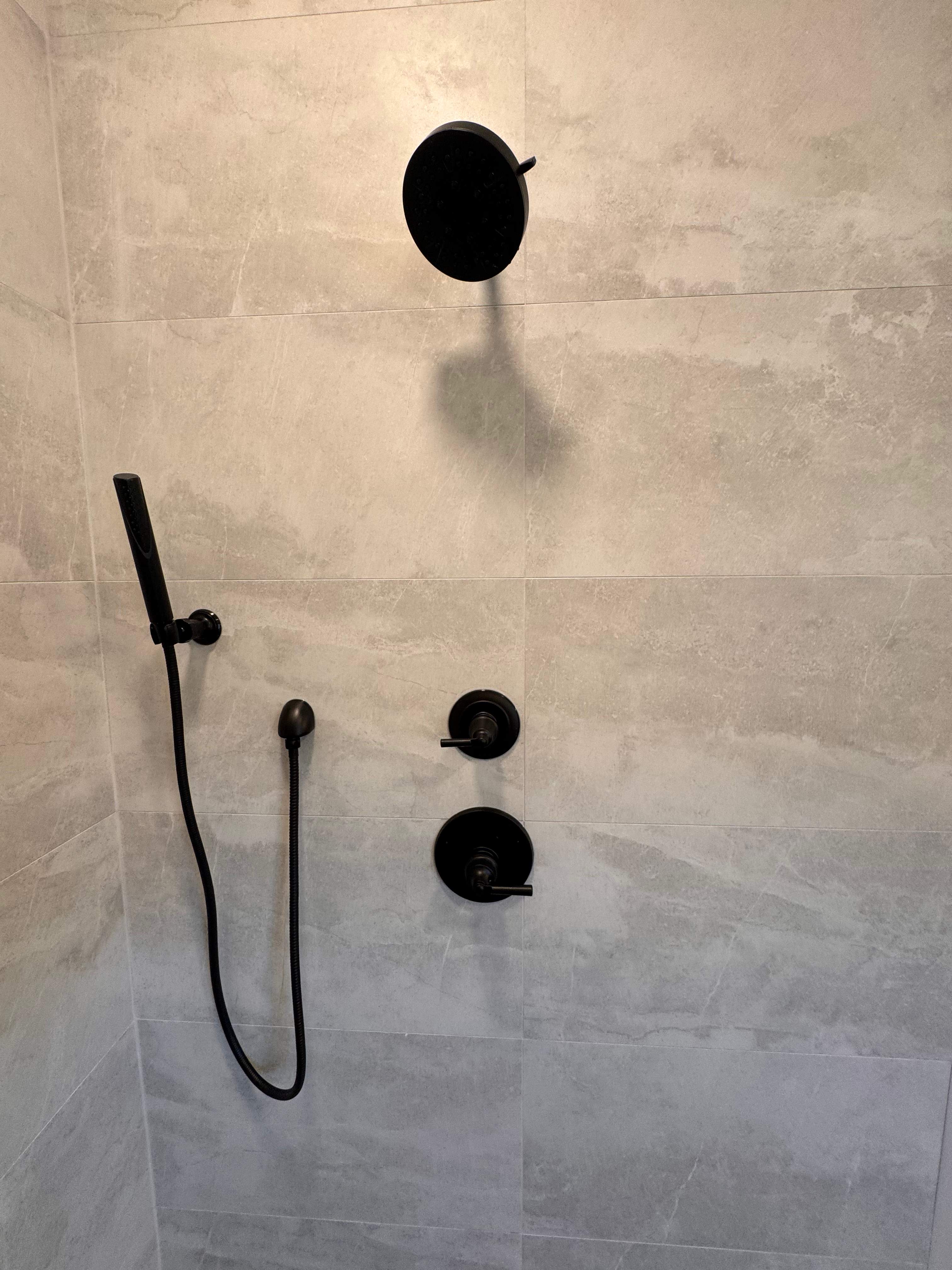 Master bathroom renovation by Prudencio