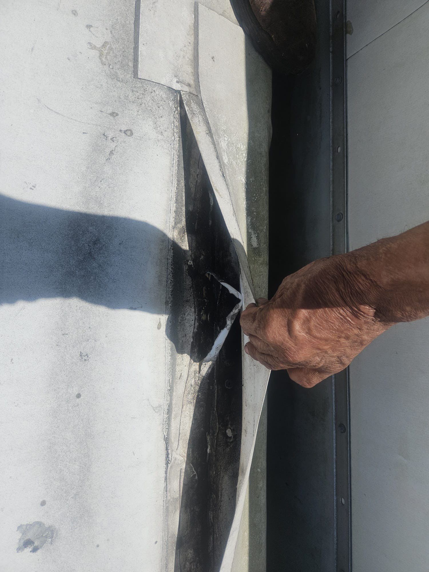 Commercial Roofing Repair using TPO and Metal Decking by Four Peaks Roofing