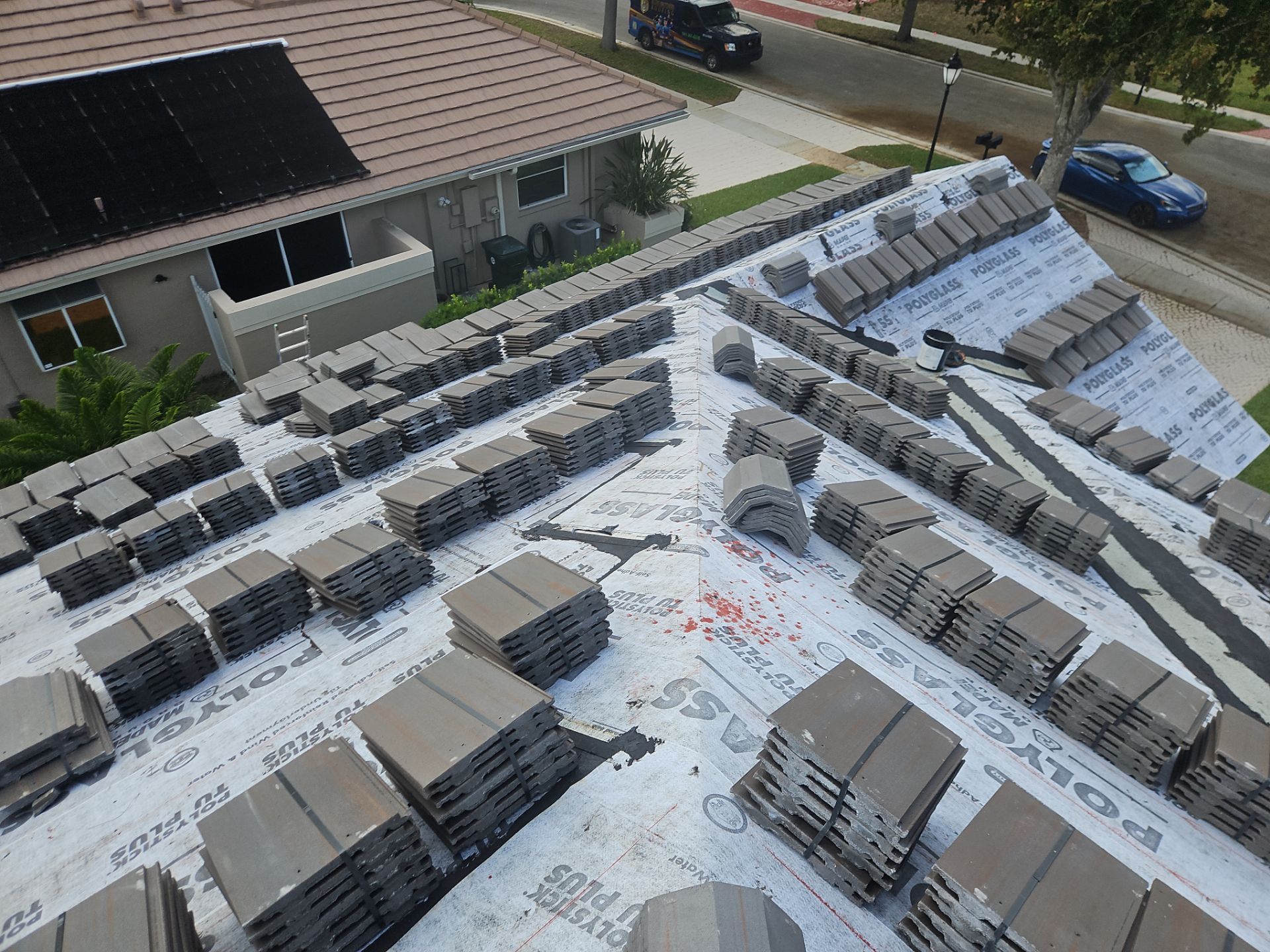 Residential Roofing Installation using WestLake Roofing Tile by BLUES BROTHERS ROOFING