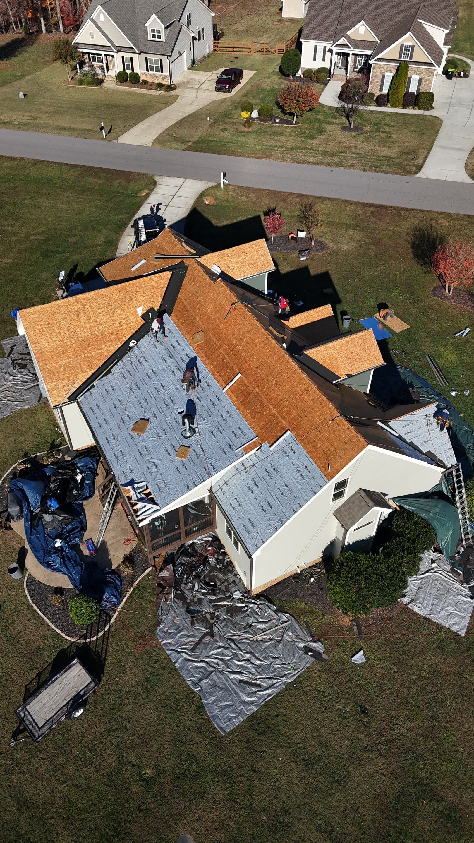 Roof Replacement - GAF Timberline HDZ Barkwood  by Pro Performance Roofing
