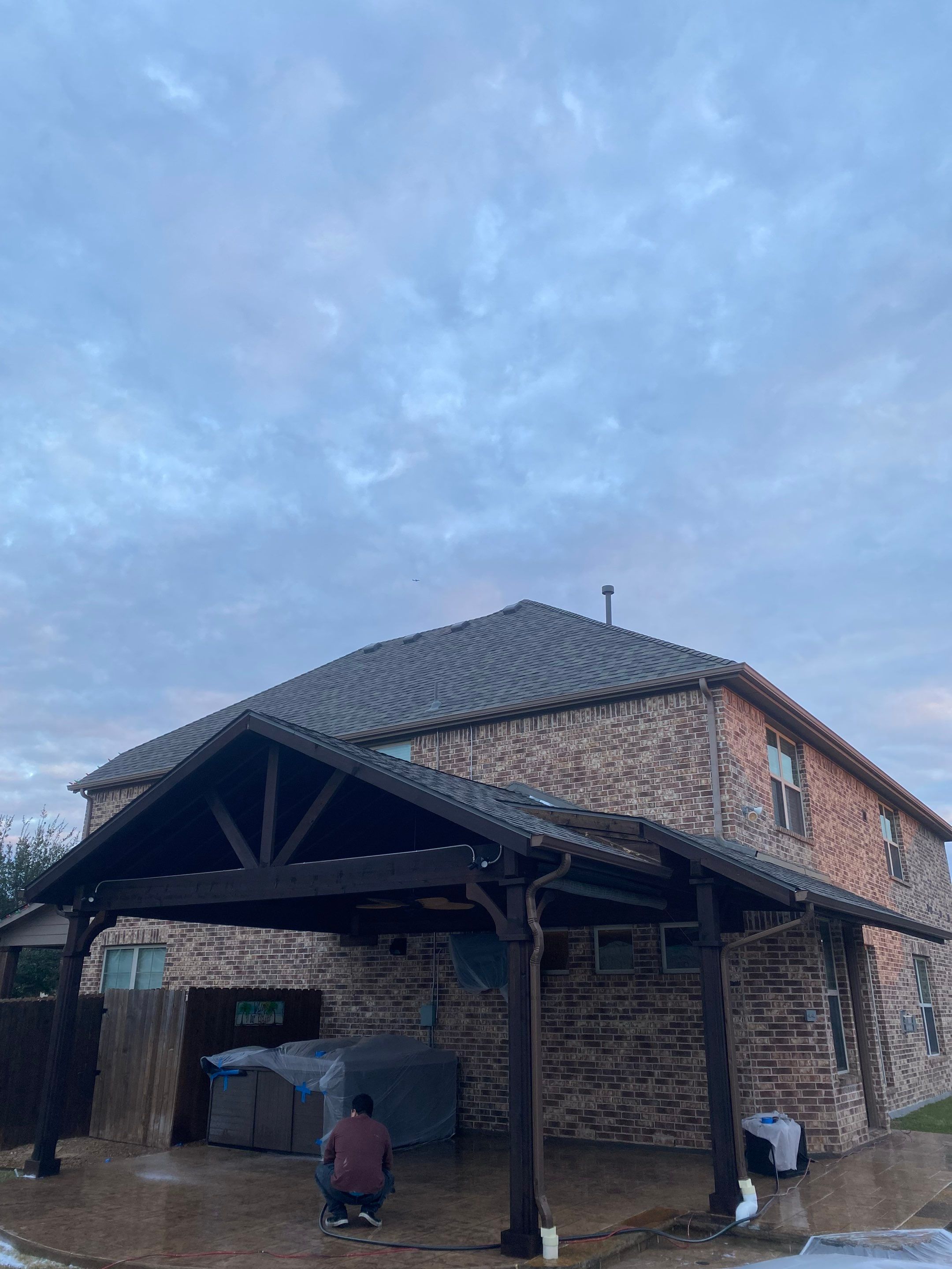 Residential Roofing Installation using Certainteed Max Def Weatherwood by Becker Roofing and Exteriors