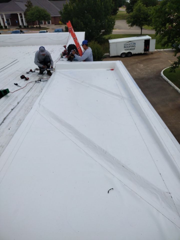 Office Building in Texarkana by Hostetler Roofing