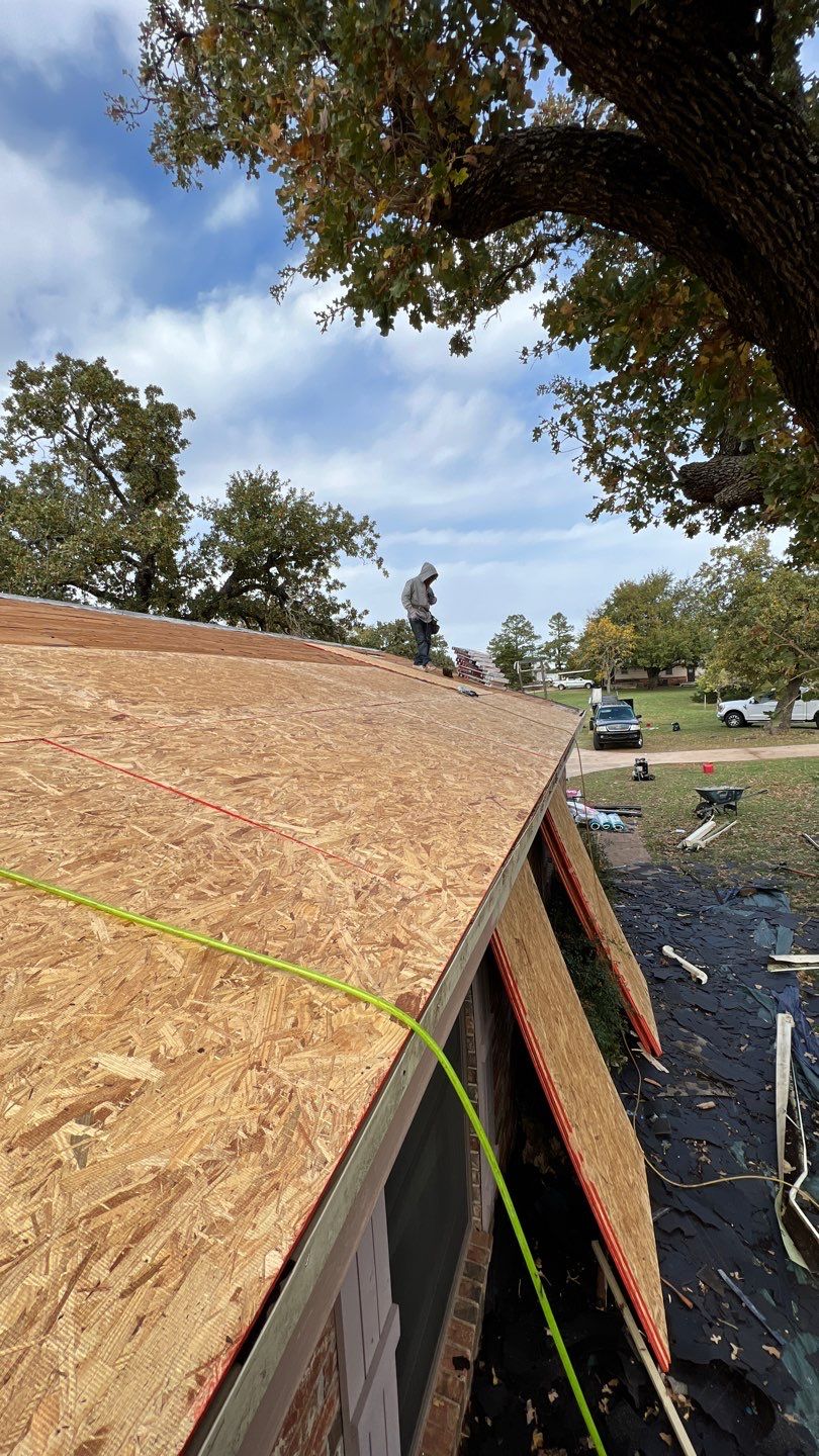 Residential Roofing Installation using GAF Natural Shadow  by A & H Roofing and Contracting