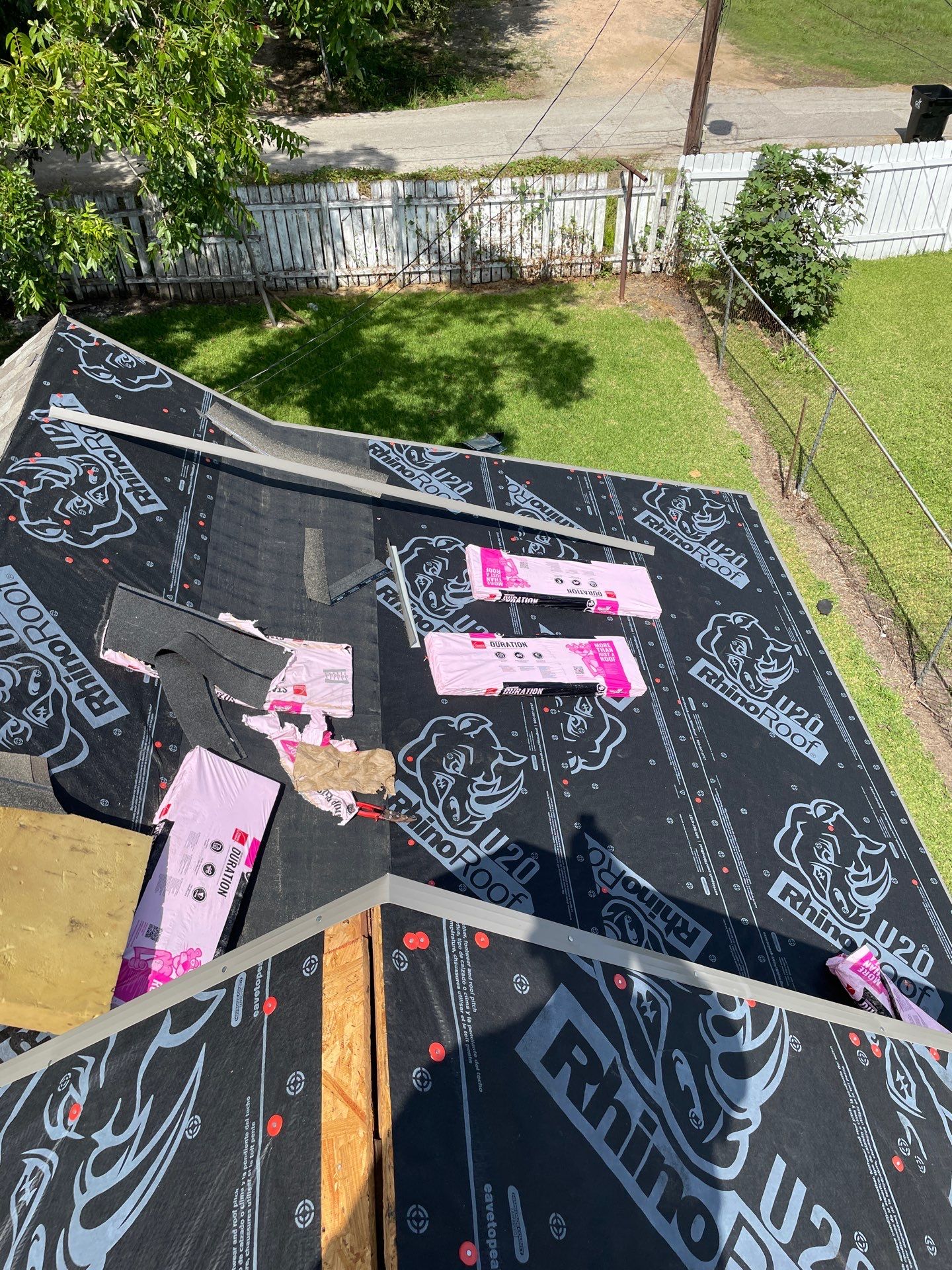 Residential Roofing Installation using Owen's Corning Duration (Lifetime) Shingles by Roof Repair Company