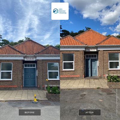 Roof Clean  - Moss Removal - Gutter Clean using Mosmatic FSC and Biocide