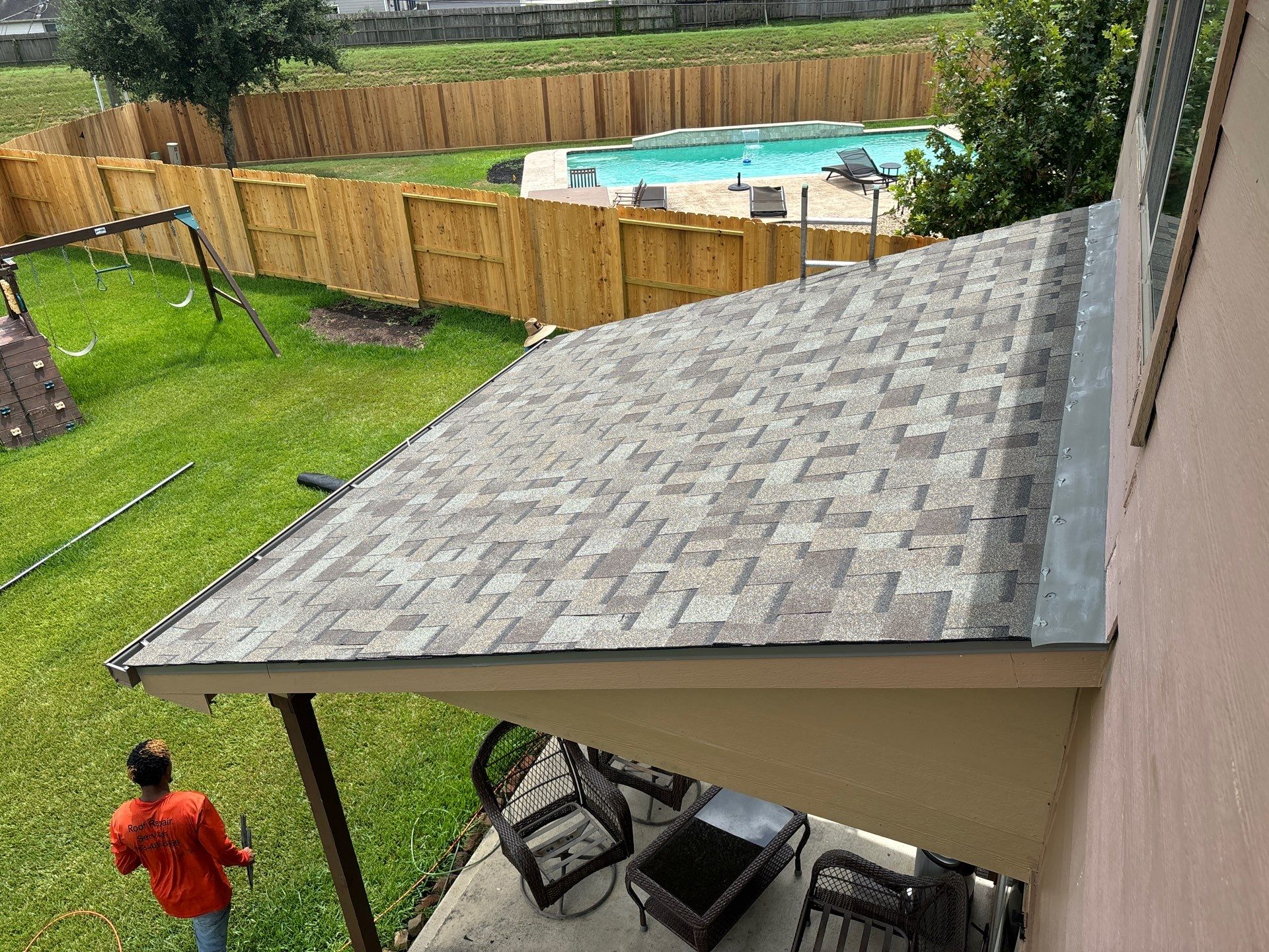 Residential Roofing Installation using Owen's Corning Duration (Lifetime) Shingles by Roof Repair Company
